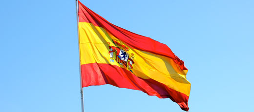 De vlag van Spanje