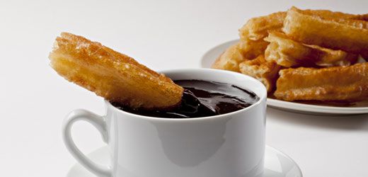 Churros con chocolate