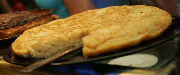 Spanish food: tortilla de patata